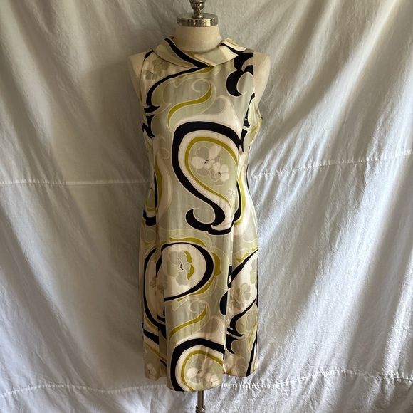 Banana Republic Swirl Midi Dress - Picture 1 of 8